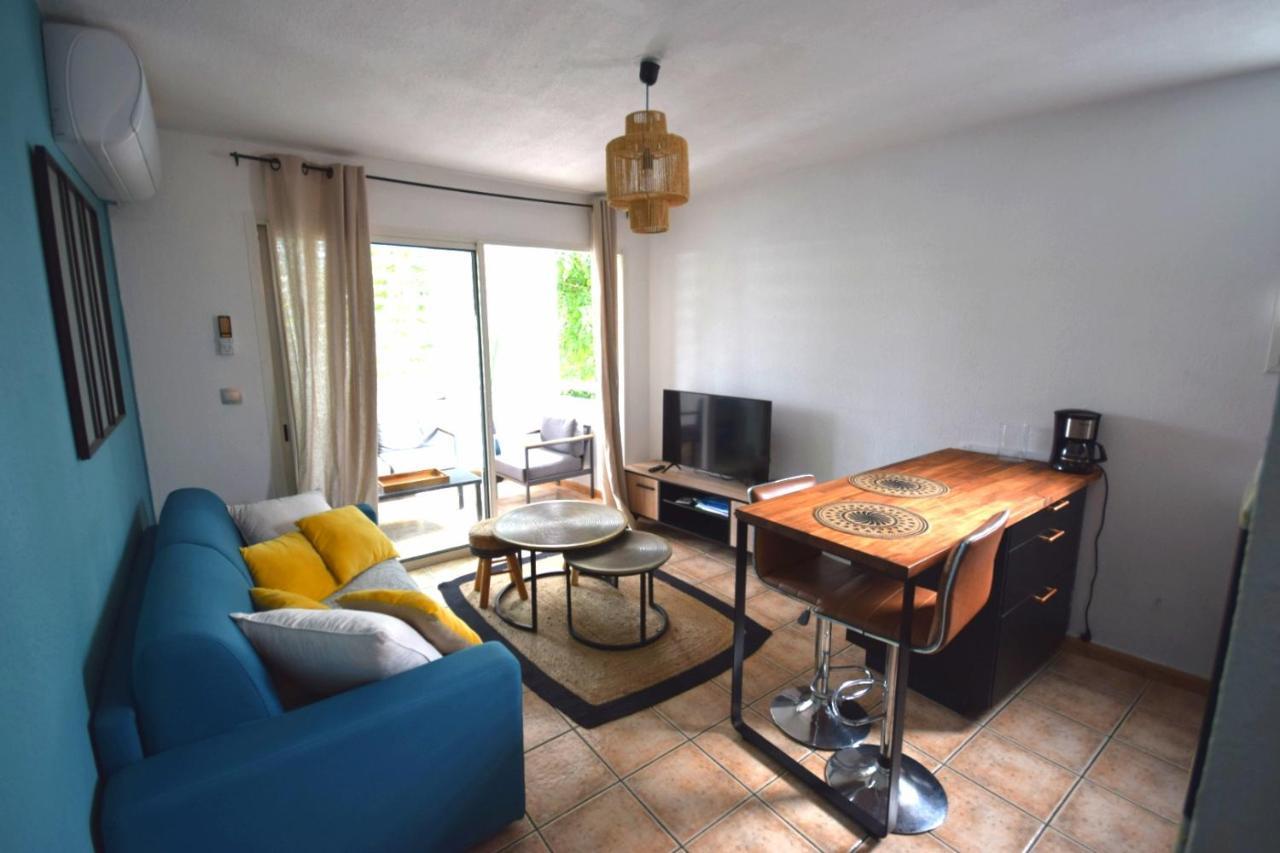 La Bulle Bleue - Coeur De St Gilles Les Bains Apartman Filaos Kültér fotó